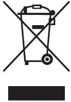 CLATRONIC WA3772 Waffle Maker Instruction Manual - Disposal icon
