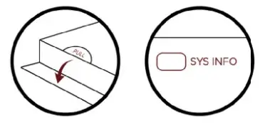 dish 52.0 Remote Control - SYS info button