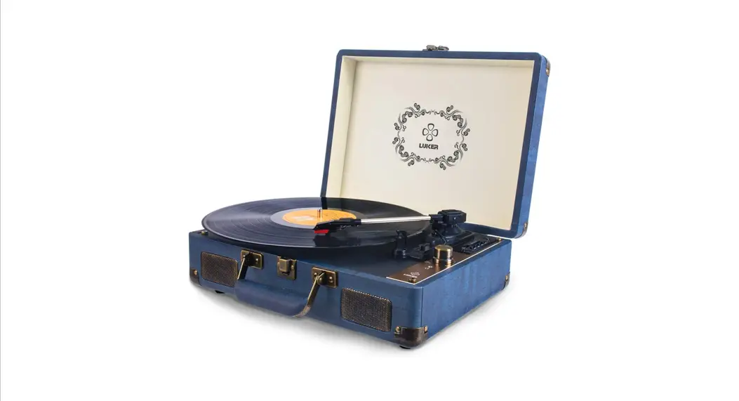 Luker At-1s Portable Suitcase Bluetooth Turntable User Manual