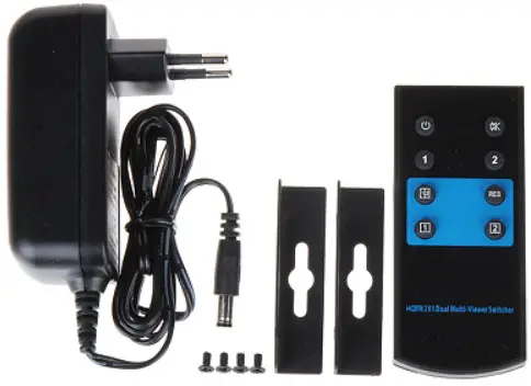 DELTA HDMI SW 2 Multi Viewer Switcher - In the kit