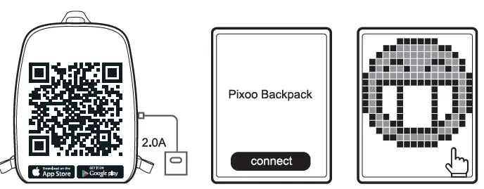 Divoom-90100058150 Pixoo-Backpack- 1
