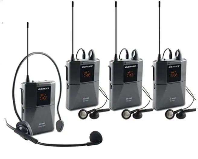 Exmax Ex-938t Wireless Voice Transmission System Instruction Manual