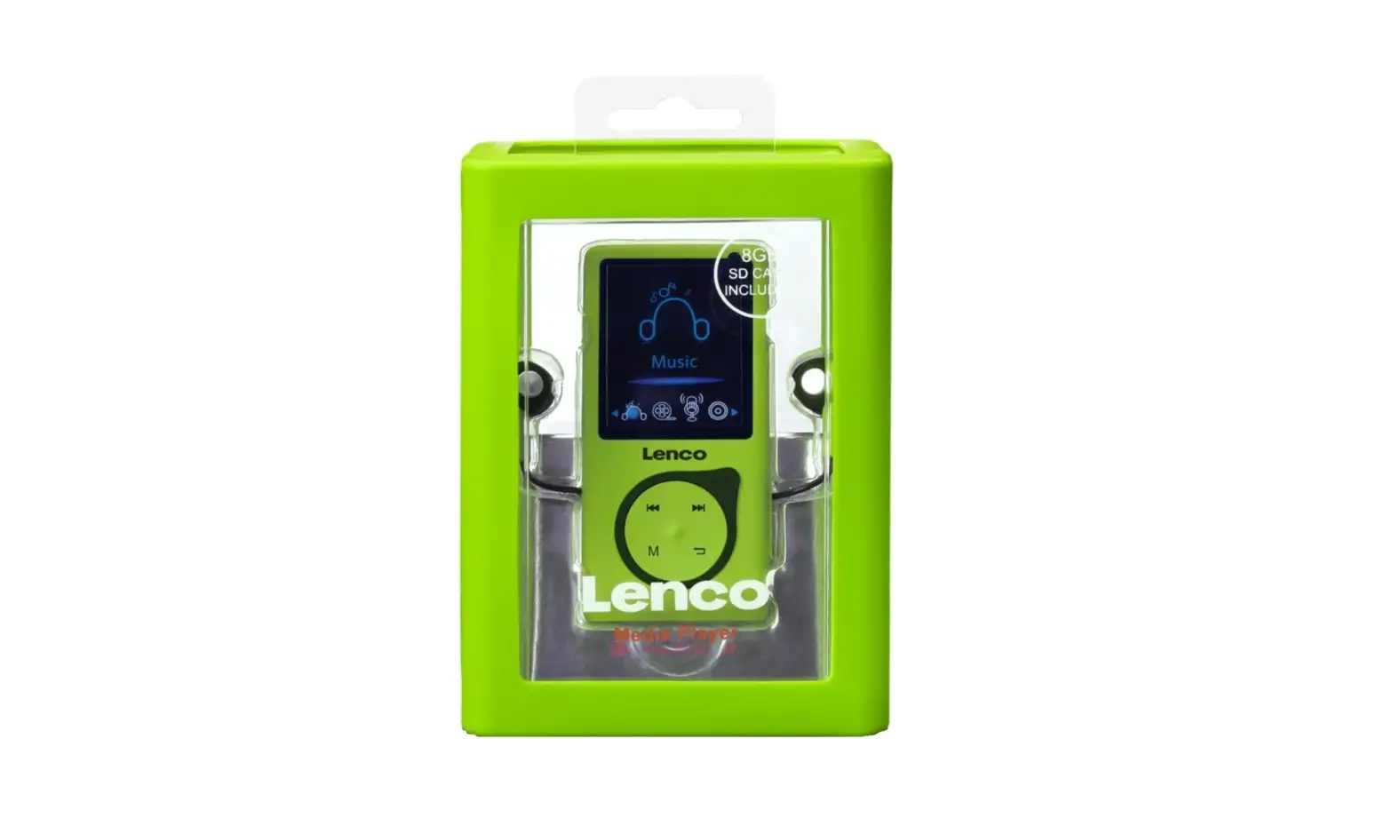 Lenco Mp-108 Mp3 Player With 8gb Micro Sd Card User Manual