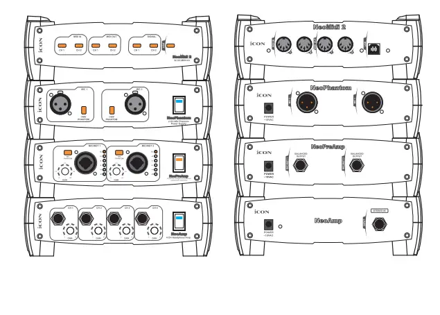 iCON PD3V203 Neo Amp 4 Channel Stereo Headphone-Fig8