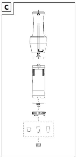 Inserting a pastry tip