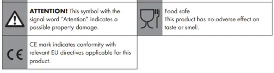 Warnings and symbols