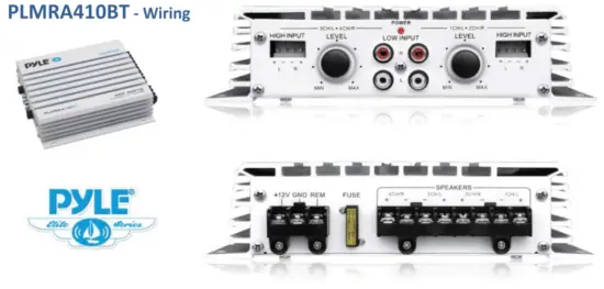 PYLE PLMRA410BT 400 Watts 4CH Power Bluetooth Amplifier - 7