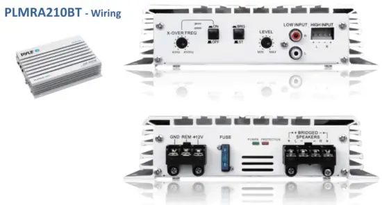 PYLE PLMRA410BT 400 Watts 4CH Power Bluetooth Amplifier - PYLE PLMRA410BT 400 Watts 4CH Power Bluetooth Amplifier