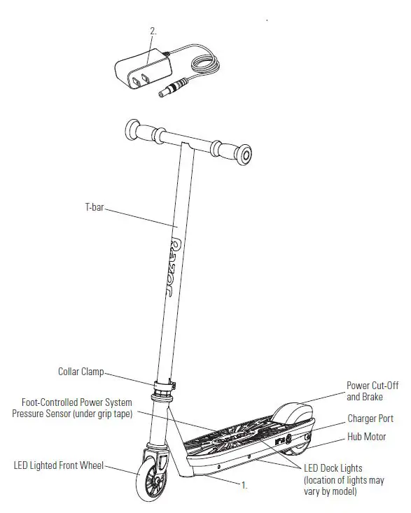 Razor 210623 Light-Up Electric Scooters -fig 2
