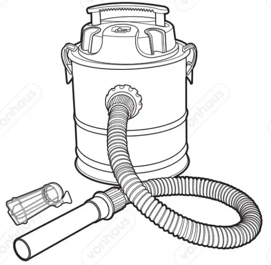 VonHaus 3500060 15L ASH Vacuum