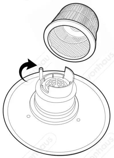 VonHaus 3500060 15L ASH Vacuum - CLEANING THE FILTERS 1