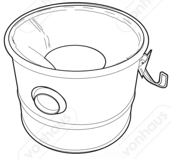 VonHaus 3500060 15L ASH Vacuum - CLEANING THE FILTERS