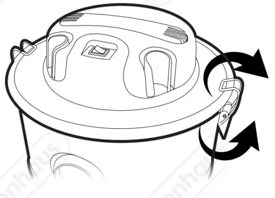 VonHaus 3500060 15L ASH Vacuum - REMOVING THE FILTERS
