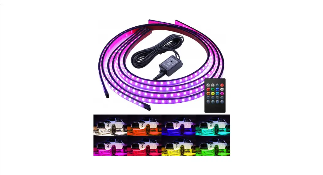 10l0l Golf Cart Underglow Led Light Strip Kit Instruction Manual