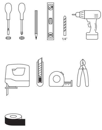 VRH-ARLINGTON 30SS Stainless Steel Under Cabinet - Tools