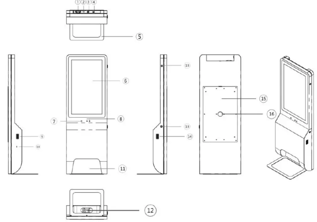 General Electrical Touch XIANZONEGET All In One Device 16