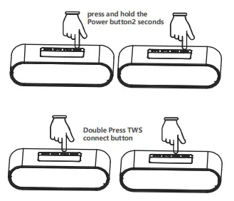 aiwa SB X100 Desktop Bluetooth Speaker - 10