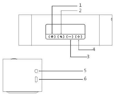 aiwa SB X100 Desktop Bluetooth Speaker - 3