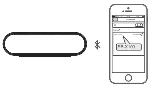 aiwa SB X100 Desktop Bluetooth Speaker - 9