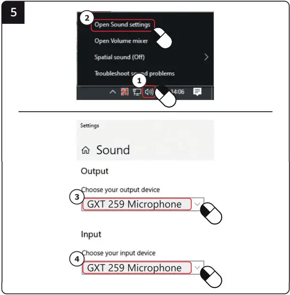 Trust GXT Microphone Instruction Manual - Setup