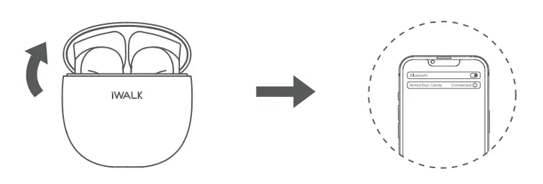 iWALK BTA006 AmourDuo Candy Wireless Earbuds fig 9