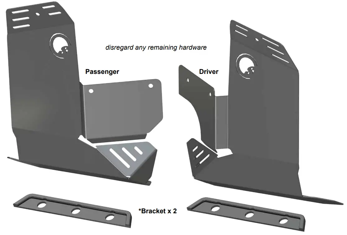 SuperATV XP1000 Front Inner Fender Armor -