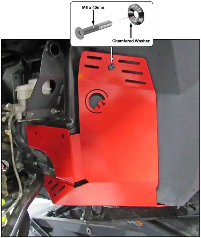 SuperATV XP1000 Front Inner Fender Armor - 2