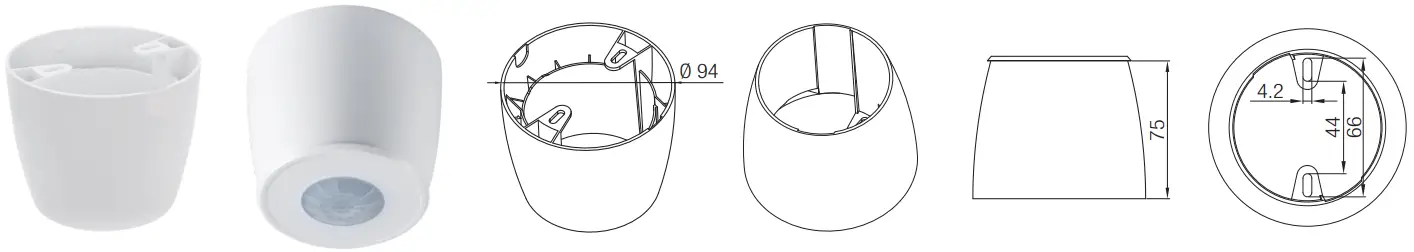 HYTRONIK HIR27 Flush Mount PIR Motion Sensor - fig8