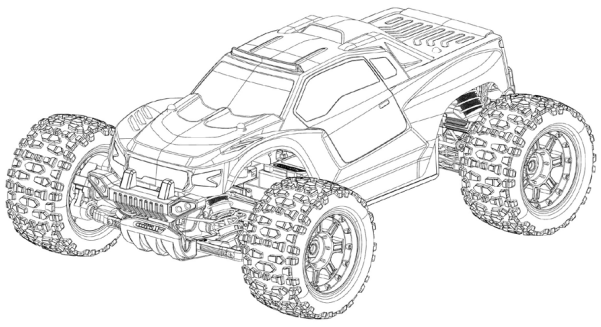 CORALLY C 00191 Sketer XP 4S Monster Truck 4WD - FIG 7