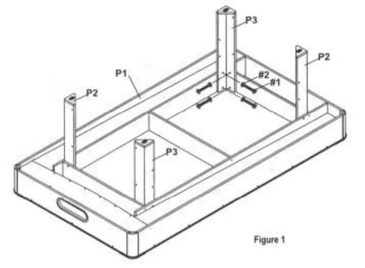 SIMBA Sirio 7ft Pool Table Billiards - Figure 1