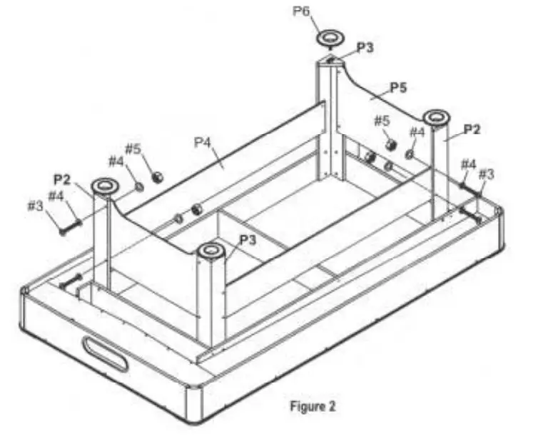 SIMBA Sirio 7ft Pool Table Billiards - Figure 2