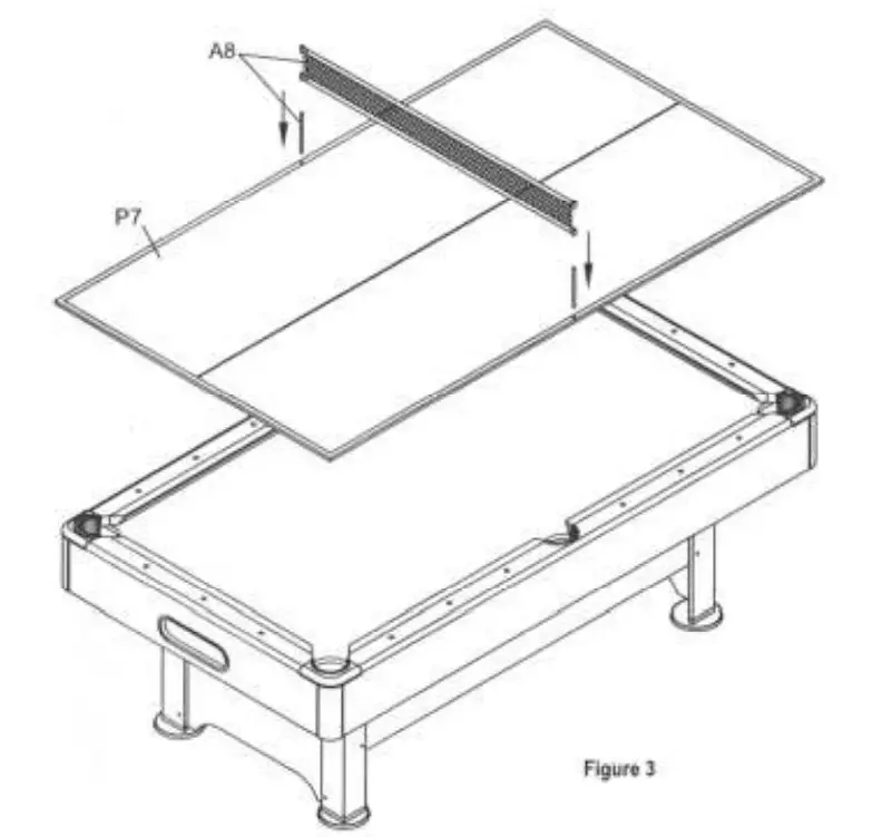 SIMBA Sirio 7ft Pool Table Billiards - Figure 3