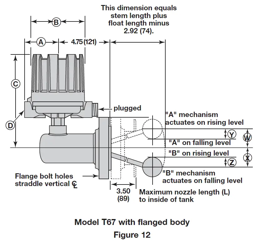 MAGNETROL-T6X-Magnetic-Float-Level-Switch-fig-13