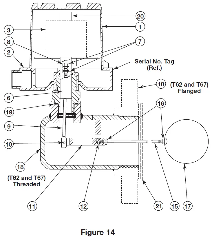MAGNETROL-T6X-Magnetic-Float-Level-Switch-fig-15