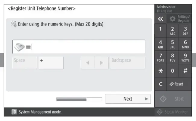 Canon Multifunction Printer -Fax Settings