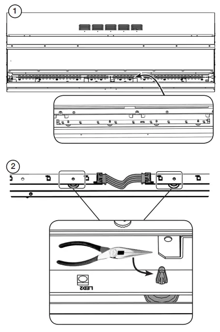 REPLACING THE FUEL BED LEDS