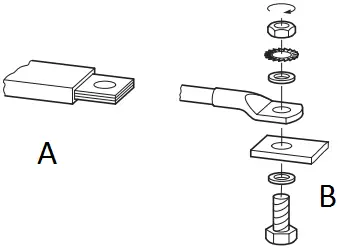 EATON A Electrical connection B