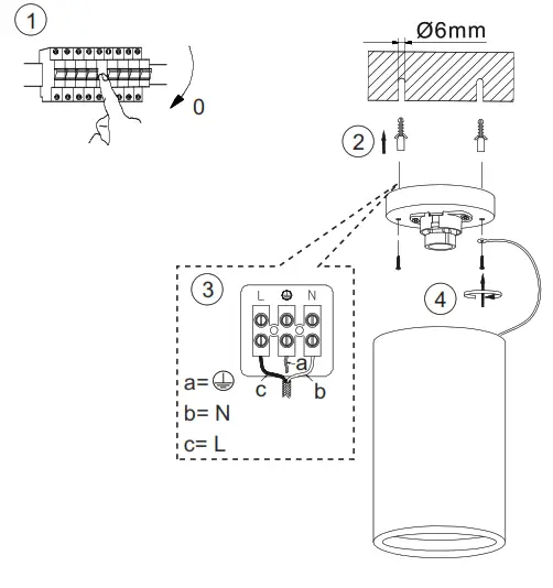 Paul Neuhaus 7610946 Eton 1 Light Source Ceiling Light - 1