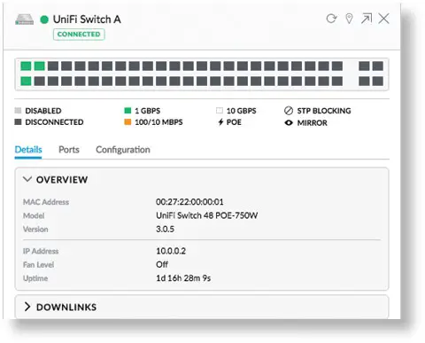 UBIQUITI US 48 750W UniFi Managed PoE Gigabit Switch - Conguring PoE Settings 2