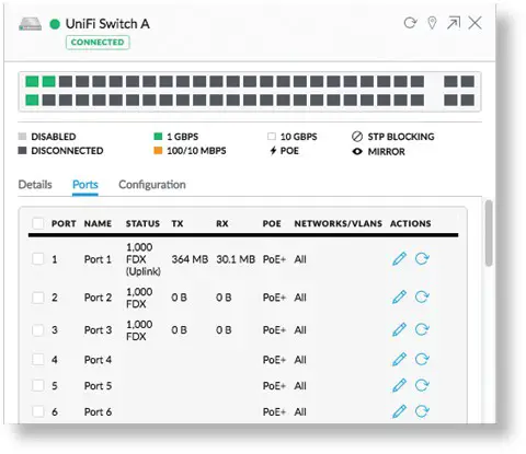 UBIQUITI US 48 750W UniFi Managed PoE Gigabit Switch - Conguring PoE Settings 3
