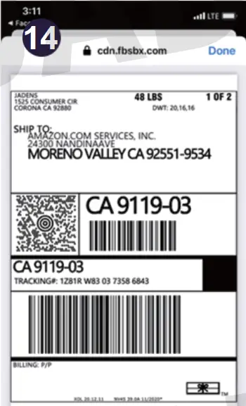 JADENS Shipping Printer 16