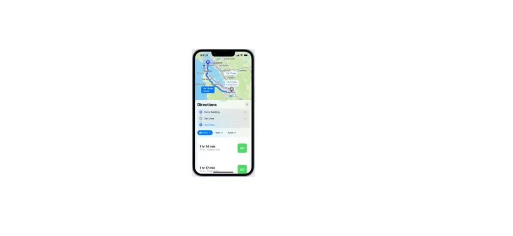 Get Driving Directions From Your Current Location In Maps On Iphone