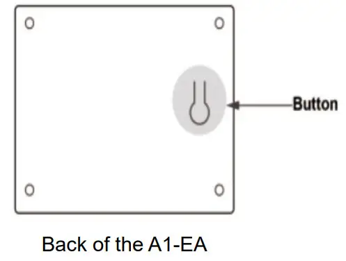 RuntalAire A1-EA Series A1-EA-PM2.5 Air Purifier - button