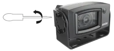 axis Heavy Duty High Resolution Camera - mounting angle