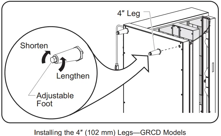 Hatco GRCD and GRHD Series Glo Ray Heated Display Cases - installing