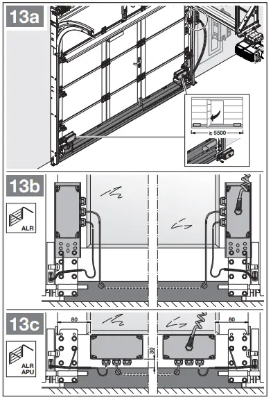 HORMANN Chain Drive Operator ITO 500 FU for Industrial Sectional Doors - fig 14
