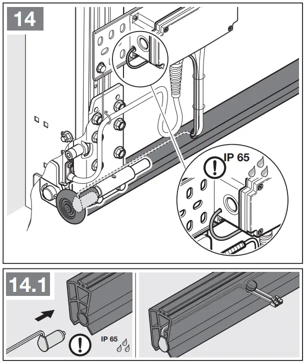 HORMANN Chain Drive Operator ITO 500 FU for Industrial Sectional Doors - fig 15
