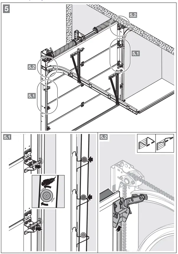 HORMANN Chain Drive Operator ITO 500 FU for Industrial Sectional Doors - fig 5
