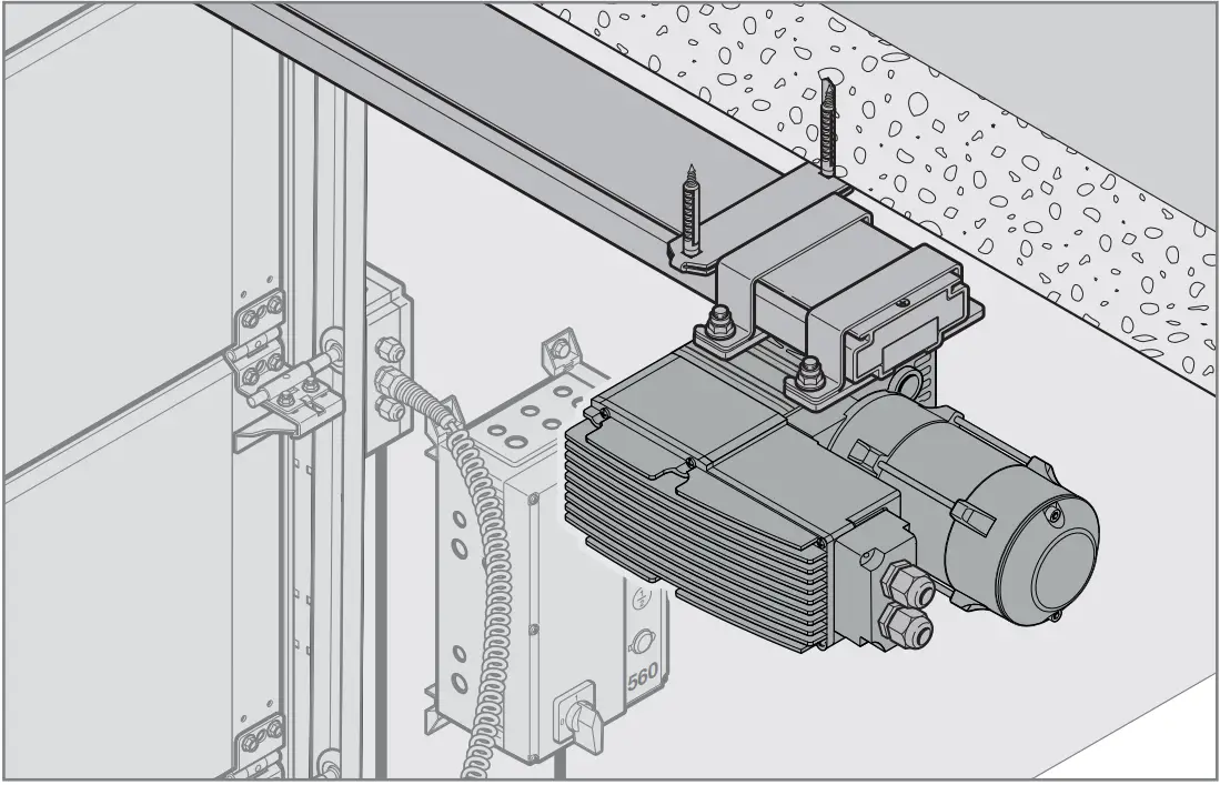 HORMANN Chain Drive Operator ITO 500 FU for Industrial Sectional Doors