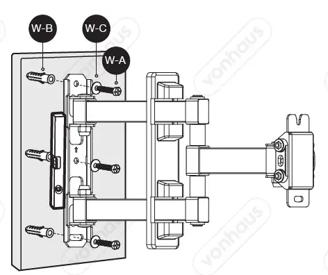 VonHaus-3000245-Tilt-and-Swivel-TV-Bracket-FIG-11